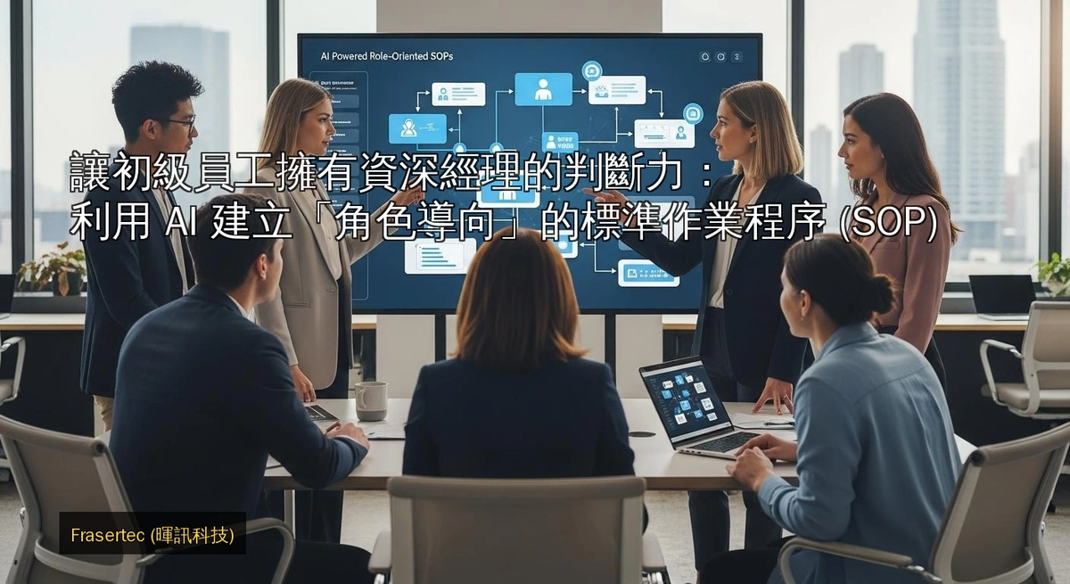 Empowering Junior Staff with Senior Manager Judgment: Using AI to Build "Role-Oriented" Standard Operating Procedures (SOP)