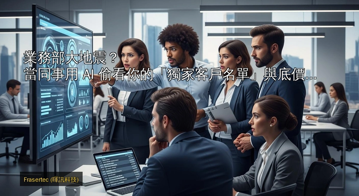 業務部大地震？當同事用 AI 偷看你的「獨家客戶名單」與底價...