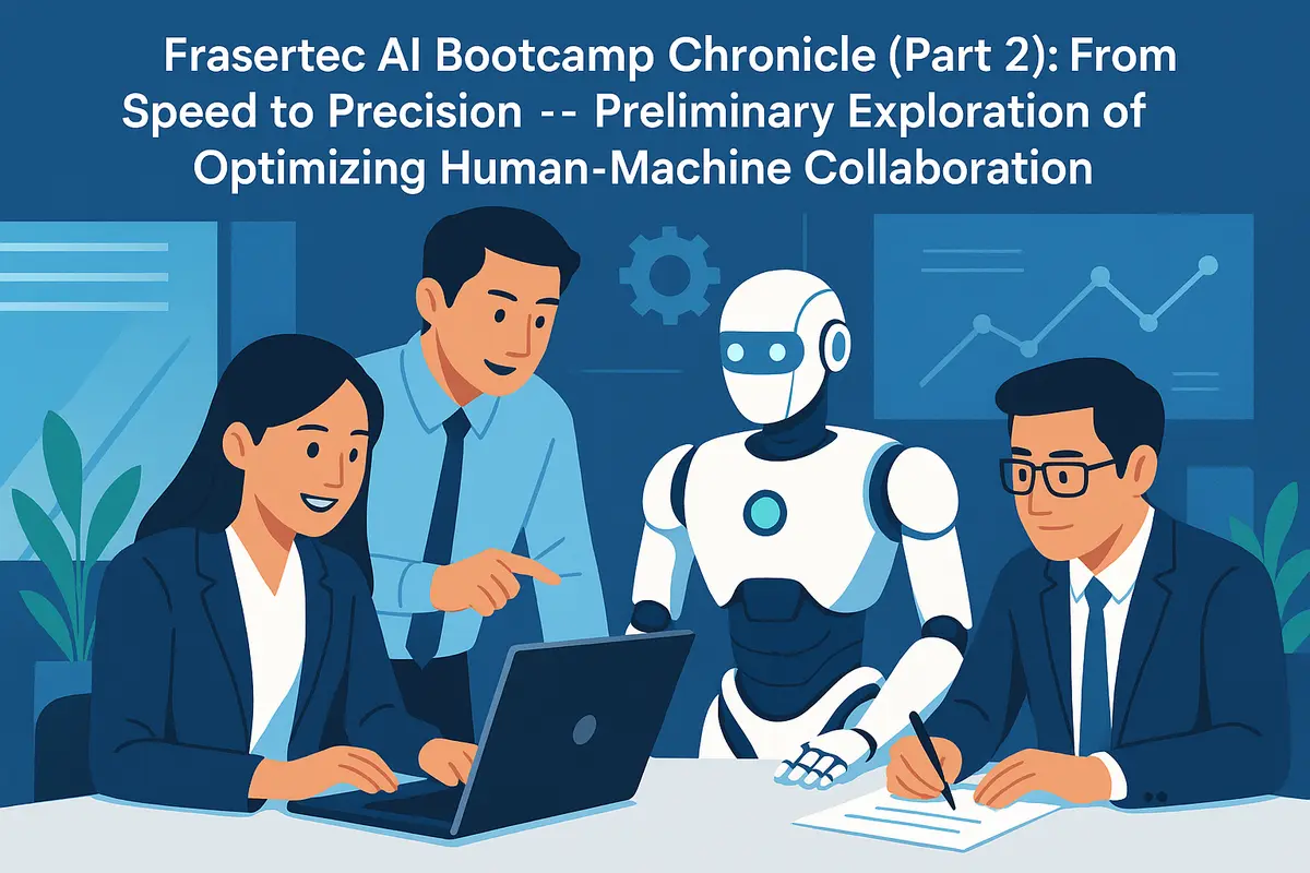 Frasertec AI Bootcamp Chronicle (Part 2): From Speed to Precision – Preliminary Exploration of Optimizing Human-Machine Collaboration