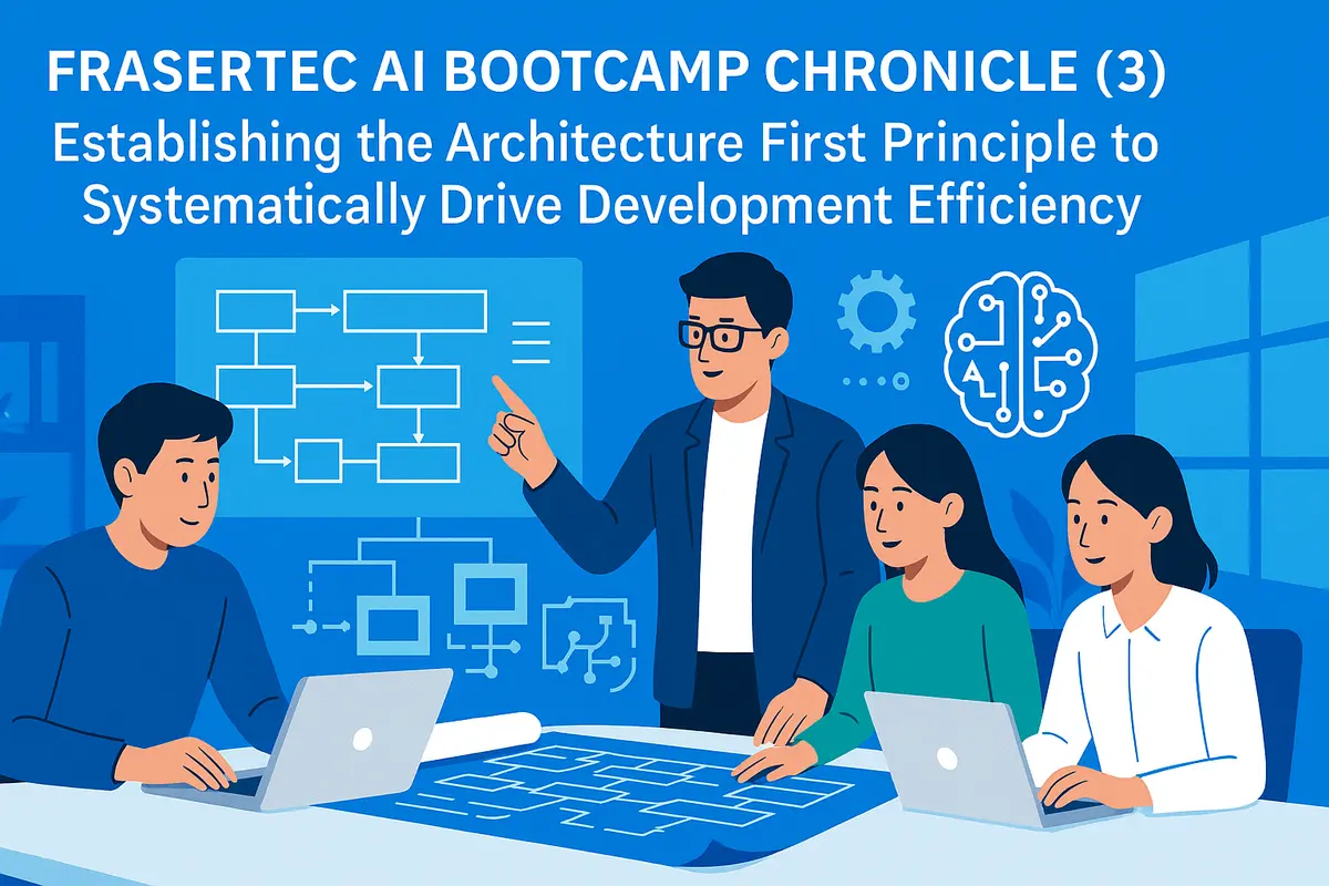 Frasertec AI Bootcamp Chronicle (3): Establishing the "Architecture First" Principle to Systematically Drive Development Efficiency
